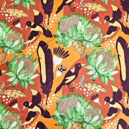 Marvellous Magpie Tasmanian Fabric