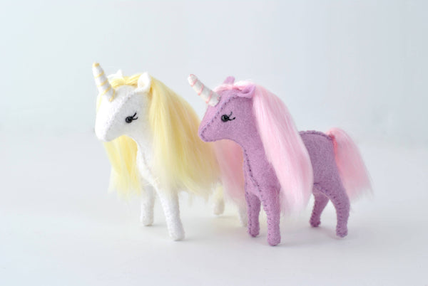 Baby Unicorn Sewing Kit DIY Felt Crafts